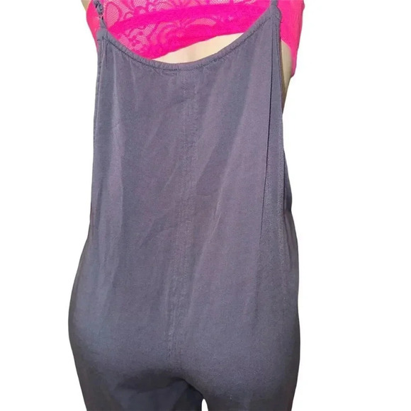 Loveriche Casual Gray Sleeveless Cropped  Relaxed Fit Front Pocket romper - Picture 10 of 13